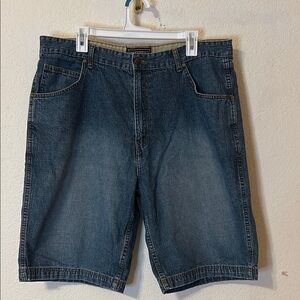 Champs Blue Jean Shorts with Classic Straight-Leg Cut‎